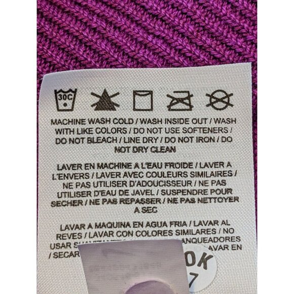 Nike Golf Unisex XL Royal Purple Pull Over Sweater V Neck Wool Blend Logo Soft - Picture 8 of 8